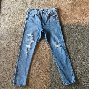 LEVI’s 501 Super High Waist Skinny Jeans